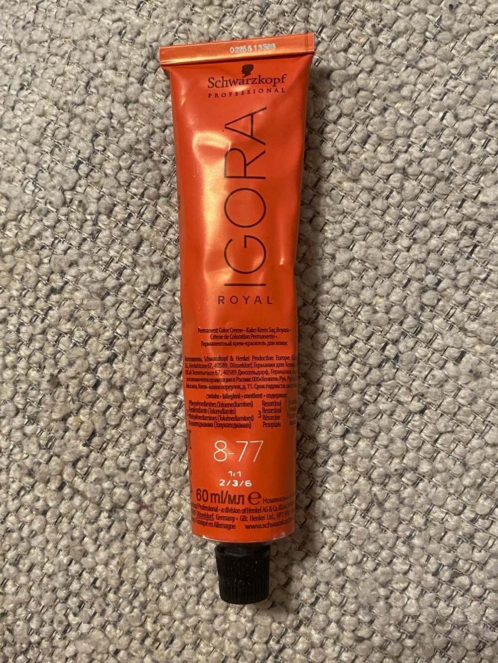 Schwarzkopf Profes. IGORA ROYAL Permanent Color Creme 8-77 Blonde Copper 60ml